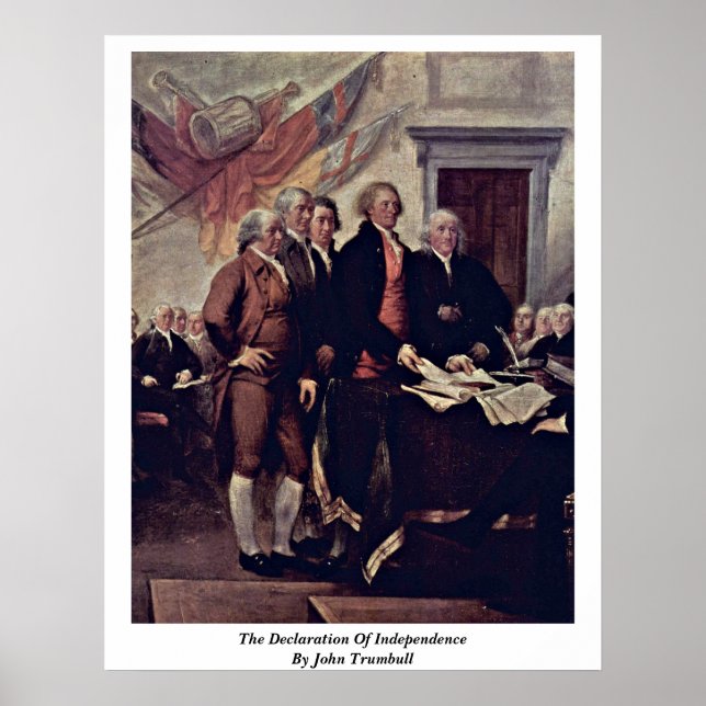 Affiches Déclaration D'Indépendance De John Trumbull (Devant)