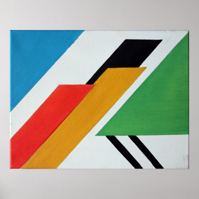 Affiches Décó - Art géométrique Abstrait (Devant)