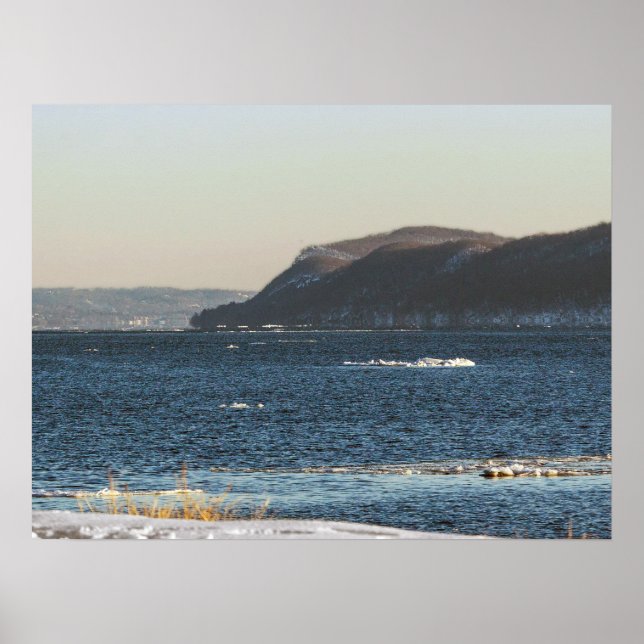 Affiches Décongélation de la rivière Hudson (Devant)