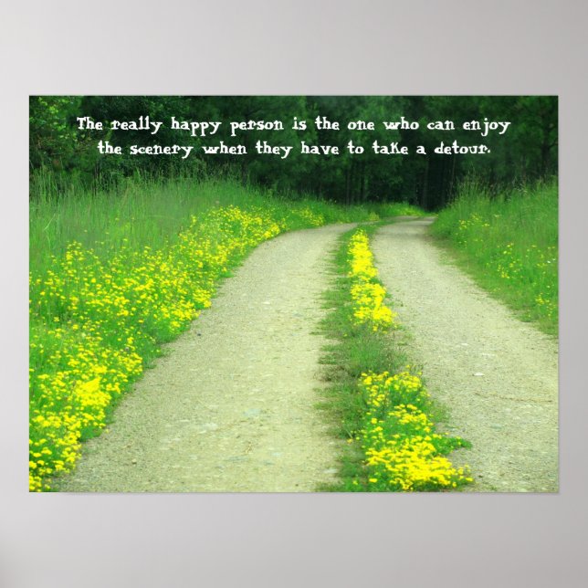 Affiches Décor sur un détour (Devant)