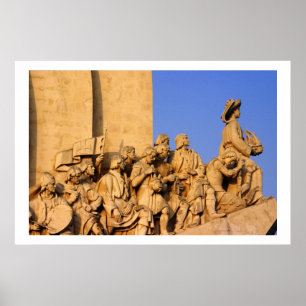 Affiches Découvertes Détail du monument, Lisbonne Portugal
