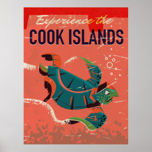 Affiches Découvrez l'affiche de voyage vintage des îles Coo