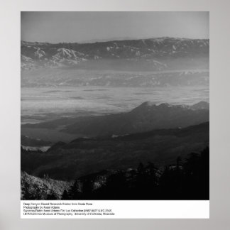 Affiches Deep Canyon Desert Research Station par Ansel Adam