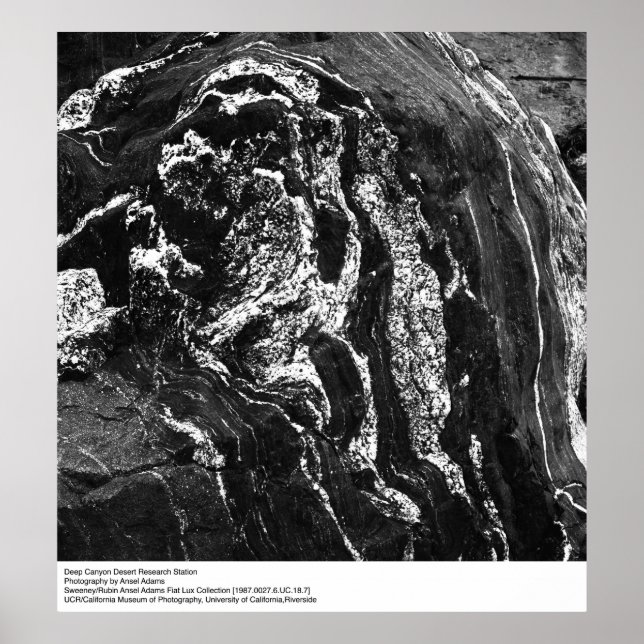 Affiches Deep Canyon Desert Research Station par Ansel Adam (Devant)