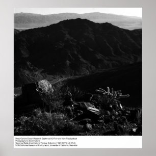 Affiches Deep Canyon Desert Research Station par Ansel Adam