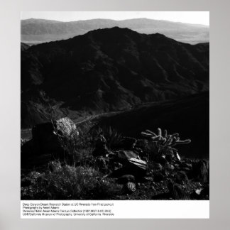 Affiches Deep Canyon Desert Research Station par Ansel Adam