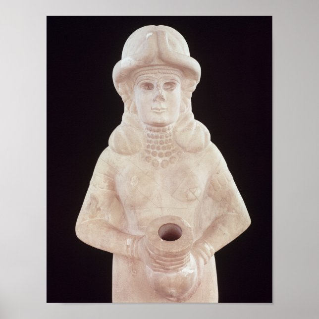Affiches Déesse de la fertilité, de Mari, Moyen Euphrate (Devant)