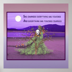 Affiches Déesse Et Lune