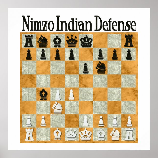 Affiches Défense Nimzo-indienne (Devant)