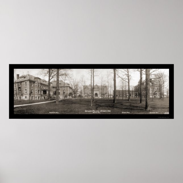 Affiches Defiance College Ohio Photo 1914 (Devant)