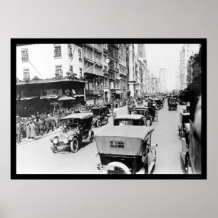 Affiches Défilé automatique de Pâques à New York City 1920