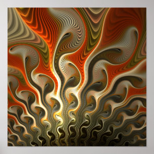 Affiches Définir les flammes Abstraites des Phasers