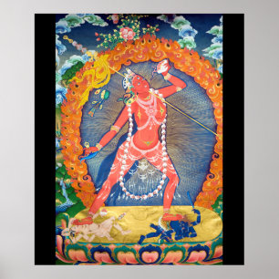 Affiches Déité bouddhiste tibétaine de Vajrayogini