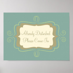 Affiches Déjà Perturbé, S'Il Vous Plaît Connectez-Vous