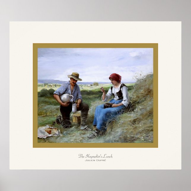 Affiches Déjeuner du Haymaker ~ Julien Dupré ~ Beaux-Arts (Devant)
