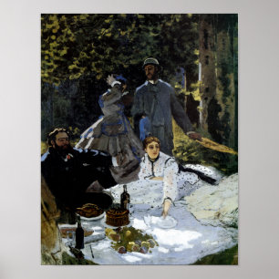 Affiches Déjeuner sur l'herbe (l'herbe de sur de Le