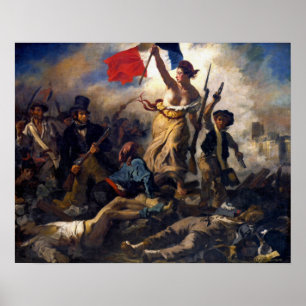 Affiches Delacroix - Liberté à la tête du peuple