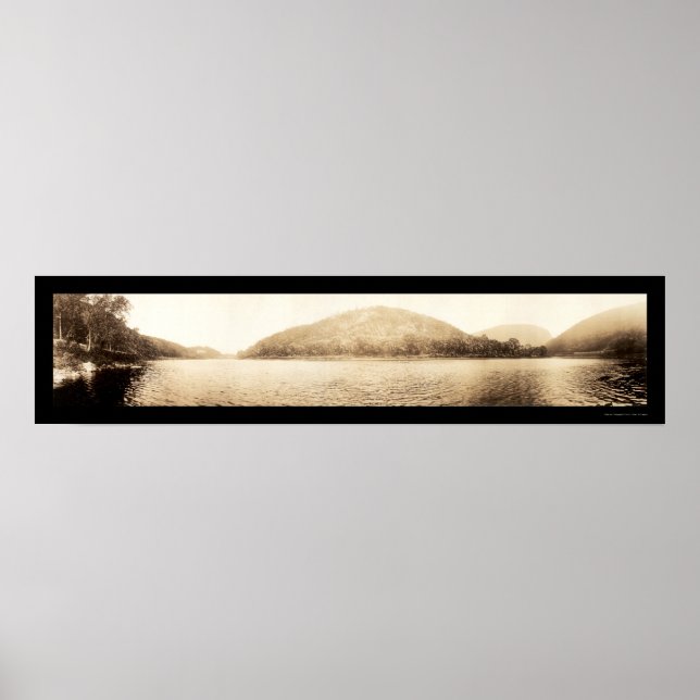 Affiches Delaware Water Gap PA Photo 1911 (Devant)