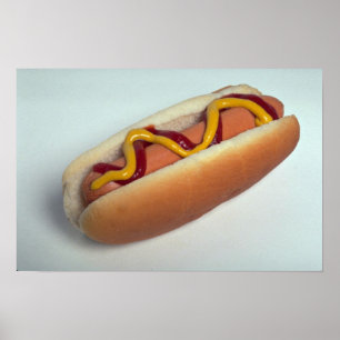 Affiches Délicieux hot dog
