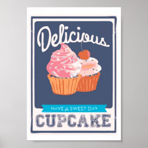 Affiches Delicious Cupcake