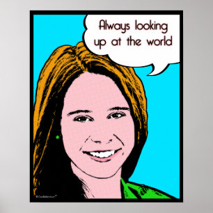 Affiches Demande personnalisée de dessin animé