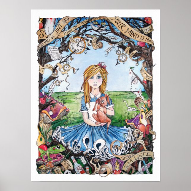 AFFICHES DEMANDEZ JUSTE ALICE (Devant)