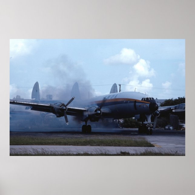 Affiches Démarrage de la Super Constellation Lockheed L-104 (Devant)