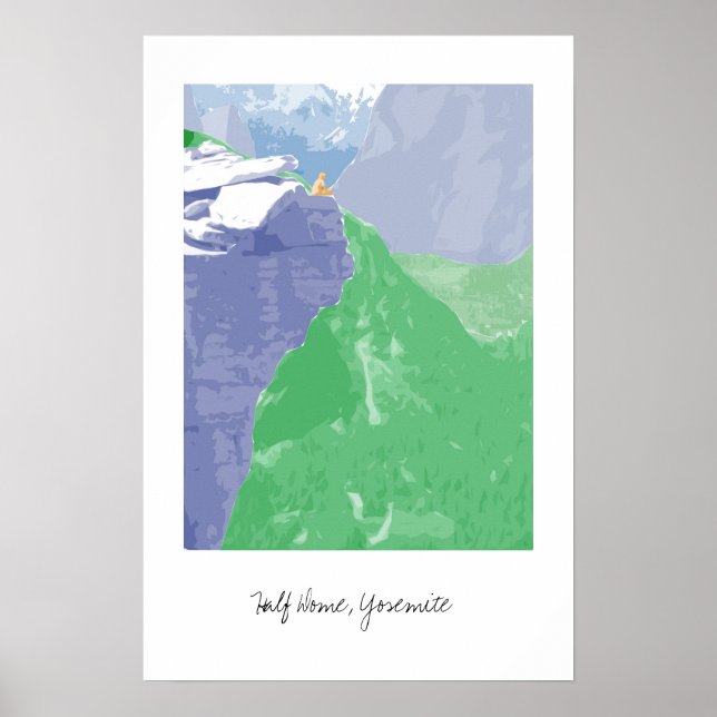 Affiches Demi-Dôme, Yosemite (Devant)