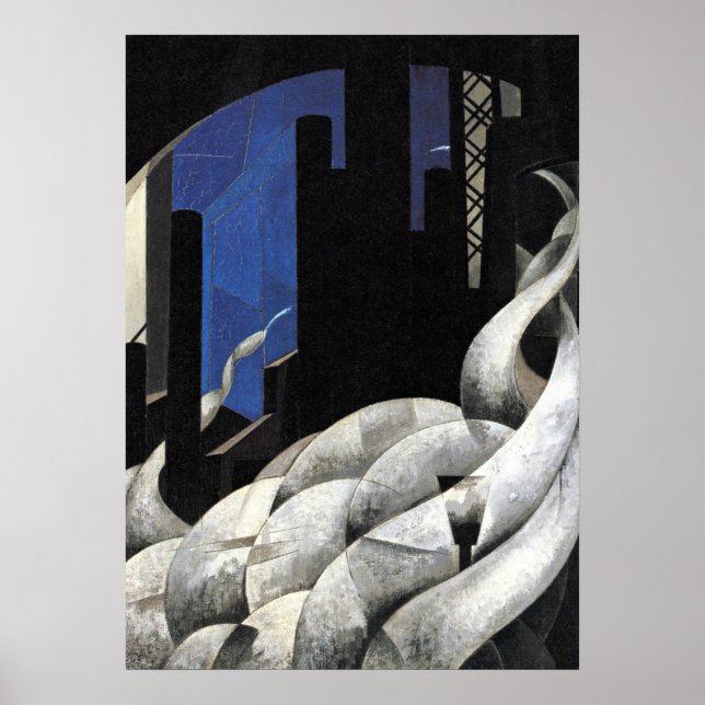 Affiches Demuth - Encens d'une nouvelle église (Devant)