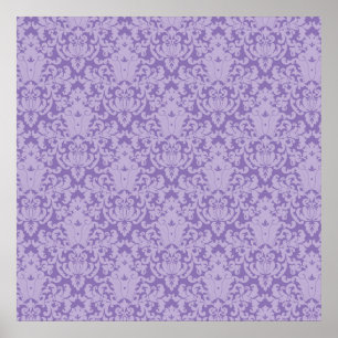 Affiches Dentelle Damas violet
