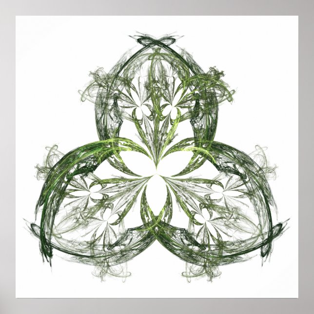 Affiches Dentelle shamrock (Devant)