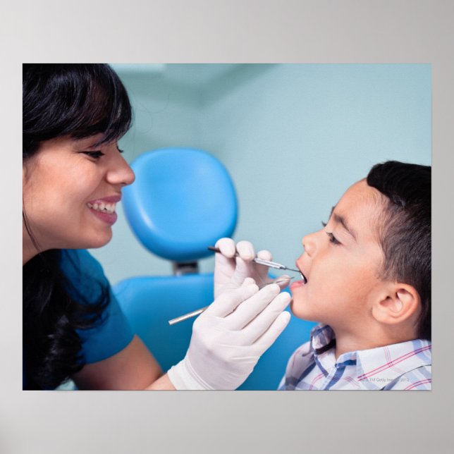 AFFICHES DENTISTE, MÉDECIN ET RELATION DE PATIENCE (Devant)
