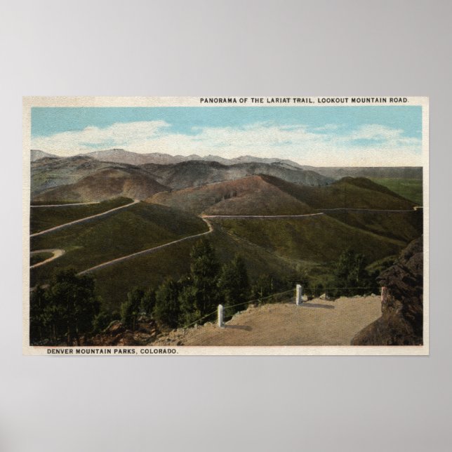 Affiches Denver Mountain Parks, CO (Devant)