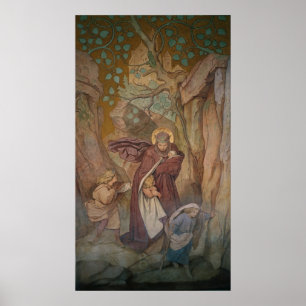 Affiches Départ de St. Elisabeth du Château de Wartburg