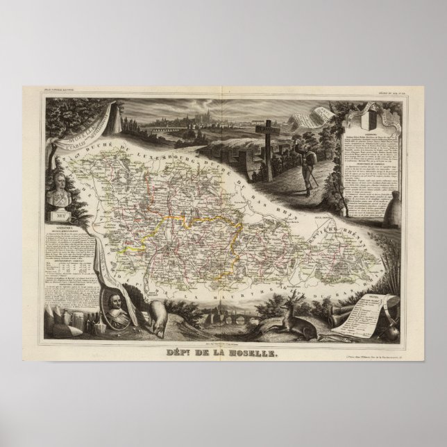 Affiches Département de la Moselle (Devant)