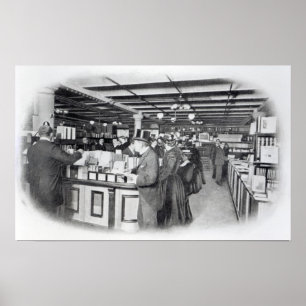 Affiches Département du livre dans un magasin de l'armée et