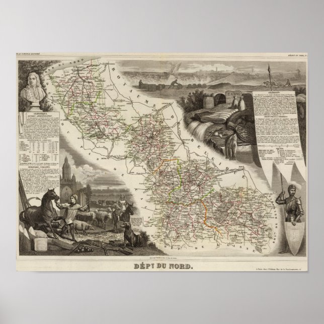 Affiches Département Du Nord (Devant)