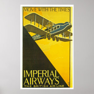 Affiches Déplacer avec les heures