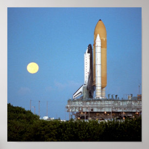 Affiches Déploiement de la navette spatiale Atlantis STS-86