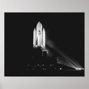 Affiches Déploiement de la navette spatiale Columbia (STS-2