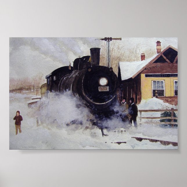 Affiches Dépôt du train North Freedom (Devant)