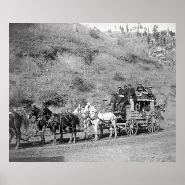 Affiches Dernier voyage de la photo "Deadwood Coach" (Devant)