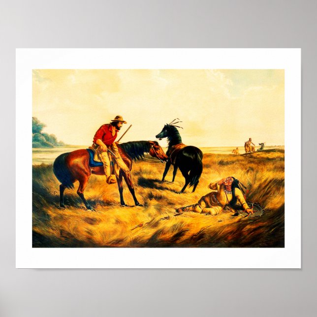 Affiches Dernière guerre whop, amérindien (Devant)