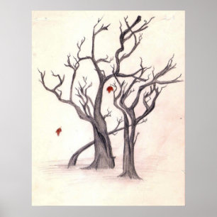 Affiches Derniers Feuilles d'automne