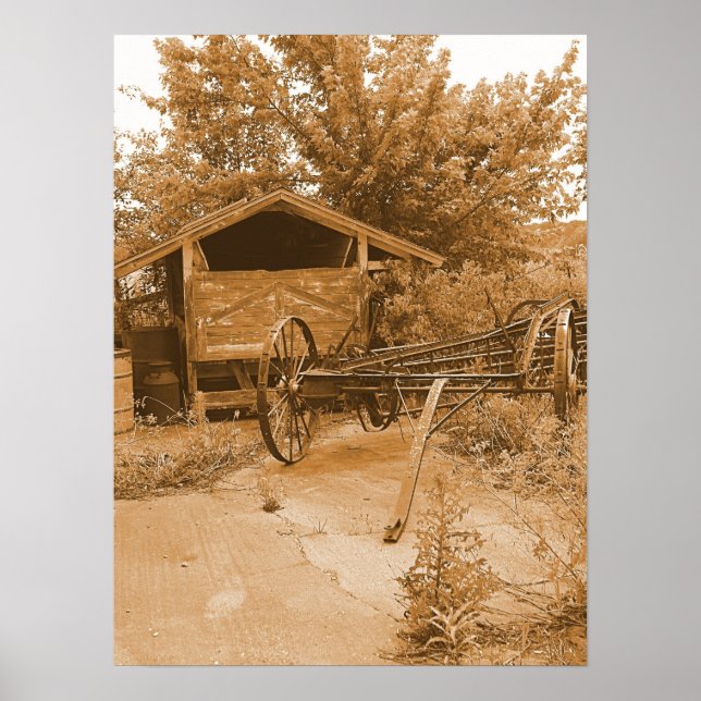 Affiches Derrière la grange (Devant)