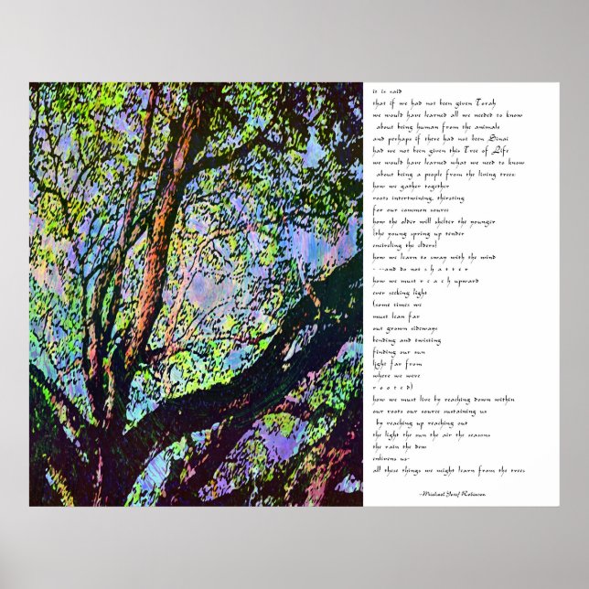 Affiches Des arbres (Devant)