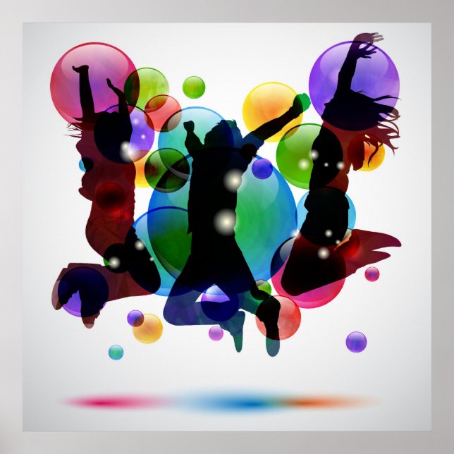 Affiches Des gens heureux (Devant)