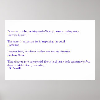 Affiches Des paroles sensées