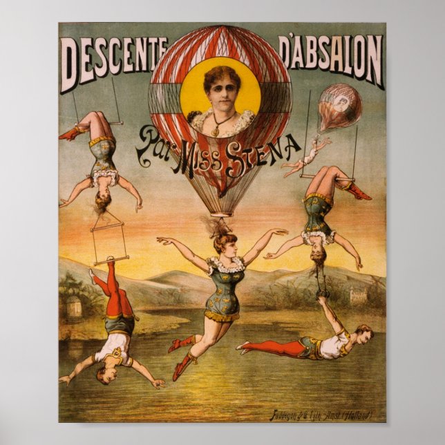 Affiches Descente d'Absalon par Miss Stena (Devant)