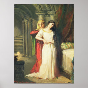 Affiches Desdemona se retirant à son lit, 1849